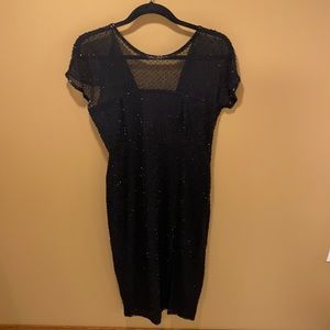 LAURENCE  KAZAR NEW YORK   VINTAGE BEADED DRESS